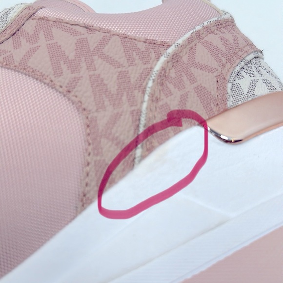 NIB Michael Kors Wilma Trainer Sneaker Sz 9, Pink - Picture 12 of 14